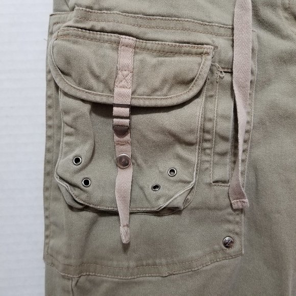 Zinc pants 1 cargo utility pockets steampunk Kim Possible Y2K 90's steampunk - Picture 4 of 15